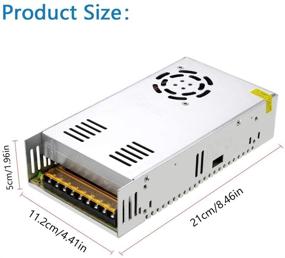 img 3 attached to 💡 SHNITPWR 12V Power Supply 30A 360W AC to DC Adapter - Ideal for LED Light Strip, 3D Printer, CCTV, Security System, LCD Monitor