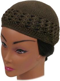 img 1 attached to Stay Warm and Stylish with the Shoe String King SSK Knit Kufi Hat - Koopy Cap - Crochet Beanie