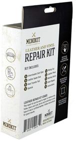 img 3 attached to 🛋️ Restorative Leather and Vinyl Repair Kit - Adhesive Putty Filler Glue, Patch Fabric and Tools - Fixes Scratches or Cracks on White Couches, Dark Black Sofas, and Light Blue Car Seats