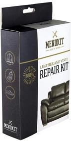 img 4 attached to 🛋️ Restorative Leather and Vinyl Repair Kit - Adhesive Putty Filler Glue, Patch Fabric and Tools - Fixes Scratches or Cracks on White Couches, Dark Black Sofas, and Light Blue Car Seats