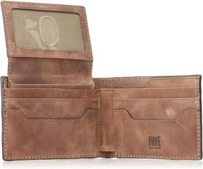 img 1 attached to Frye Holden PASSCASE Wallet in Whiskey: Classic Elegance Combined with Practicality