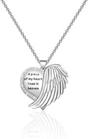 img 4 attached to 🌸 Sympathy Necklace for Girls by CHOORO - Memorial Jewelry for Meaningful Remembrance