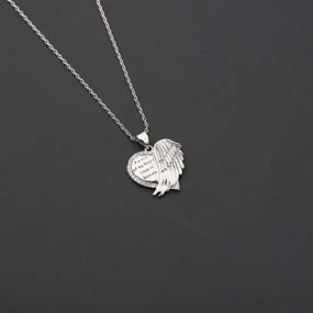 img 1 attached to 🌸 Sympathy Necklace for Girls by CHOORO - Memorial Jewelry for Meaningful Remembrance