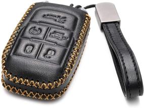 img 3 attached to Vitodeco Genuine Leather 2019 2020 5 Button Interior Accessories