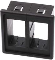 🚗 esupport black car auto toggle rocker switch bar dash board panel holder housing kit logo
