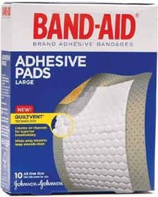 img 1 attached to 🩹 Band-Aid Comfort Flex Adhesive Pads Large - Superior Wound Protection for Maximum Comfort