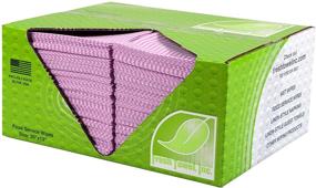 img 4 attached to 🧻 Fresh Towel Foodservice Reusable Paper Towels - 1/4 Fold, 13 x 20 inches - Pink Straight Line Pattern (1 Case of 200) - All Purpose Cleaning Towels for Efficient Hygiene