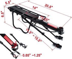 img 3 attached to Bicycle Carrier Luggage Release BIKE RACK001 BK