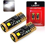 lasfit white canbus license lights logo