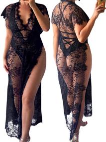 img 3 attached to 👙 Women's Beach Clothing Swimsuit Coverup by Vivilover - Ideal for Swimsuits & Cover Ups
