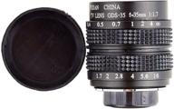 📷 fujian 35mm f/1.7 cctv cine lens + m4/3/mft mount camera adapter bundle - black for micro 4/3 m4/3 gf3 gf5 e-pl3 e-p3 e-pm1 logo