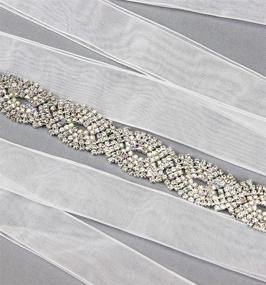 img 2 attached to SP Sophia Collection Bridesmaids Quinceanera Women's Accessories for Belts