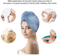 microfiber button absorbent drying turbans logo