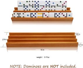 img 2 attached to Wooden Domino Holder Organizer by Exqline