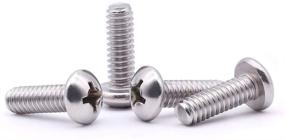 img 4 attached to High-Quality Phillips Stainless Fasteners: Ready-To-Use Machine Fasteners for Various Applications