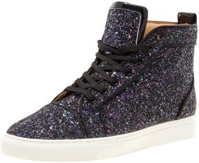 img 4 attached to 👟 Exceptional Sparkle and Style: Jump Newyork Reuben Glitter Sneaker Men's Shoes