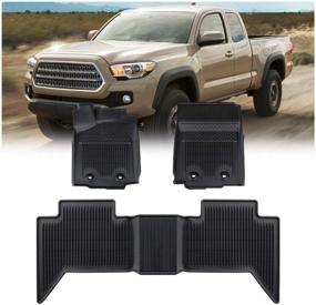 img 4 attached to EBESTauto Tacoma Weather Protector Double Interior Accessories