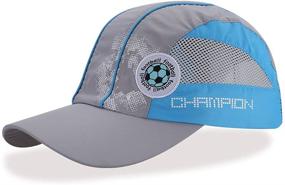 img 4 attached to 🧢 Enhanced Baseball Boys' Accessories: Adjustable, Breathable & Lightweight Protection