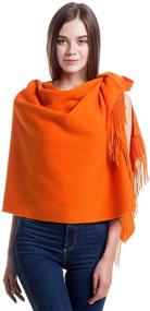 img 1 attached to 🧣 Cashmere Shawl Stole - Winter Accessories for Women - Scarves & Wraps