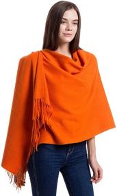 img 2 attached to 🧣 Cashmere Shawl Stole - Winter Accessories for Women - Scarves & Wraps