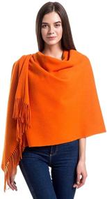 img 4 attached to 🧣 Cashmere Shawl Stole - Winter Accessories for Women - Scarves & Wraps