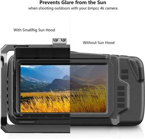 img 2 attached to Enhance Outdoor Visibility with SmallRig Sun Hood for BMPCC 4K & BMPCC 6K Cage - VH2299