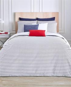 img 2 attached to 🐊 Lacoste Milady Full/Queen Duvet Set in Red