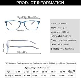 img 3 attached to 👓 Blue Light Blocking Computer Reading Glasses for Men and Women