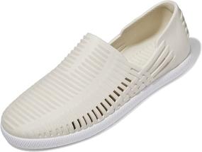 img 3 attached to Stay Comfortable and Stylish with People Footwear Unisex Slipper in White