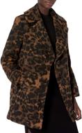 kensie womens casual wool leopard logo