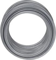 🔒 galvanized wire, 18 gauge x 110" - national hardware n264-762 v2568 логотип
