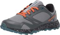 merrell altalight low sandals for boys - grey/orange footwear logo
