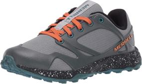 img 4 attached to Merrell Altalight Low Sandals for Boys - Grey/Orange Footwear