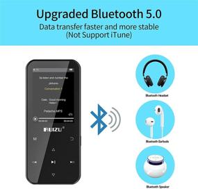 img 1 attached to 🎧 Bluetooth 5.0 MP3 Player - Portable Digital Music Player 32GB with FM Radio, Voice Recorder, E-Book Reader, Video, Pedometer, Alarm Clock; Supports up to 128GB Micro SD Card