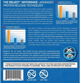 img 2 attached to 🍫 Evogen Isoject Премиум Шоколадный Сывороточный Изолят с ферментами Ignitor - 28 порций