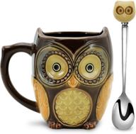 🦉 sqowl coffee funny ceramic spoon: quirkiness meets quality logo