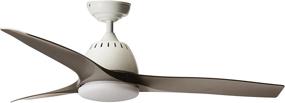 img 1 attached to 🌬️ Casablanca Wisp Indoor Ceiling Fan: LED Light & Remote Control