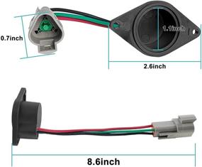 img 2 attached to 🏎️ Enhanced Club Car Speed Sensor for ADC Motor Club Car IQ DS and Precedent 1027049-01 102265601 with Magnet - Reliable Golf Cart Speed Sensor