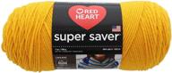 red heart e300b-0234 super saver yarn in saffron shade logo