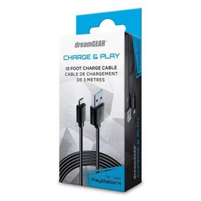 img 1 attached to 🎮 DreamGEAR - PlayStation 4 Charge and Play Premium Connection Cable for DualShock4 Controllers - Ultimate Charging Solution!
