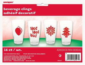 img 4 attached to 🎄 Colorful Christmas Beverage Cling Drink Markers – Set of 16