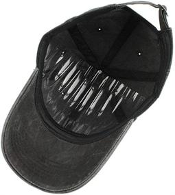 img 2 attached to Регулируемый профиль Vintage Baseball Washed Adjustable Profile Outdoor Recreation