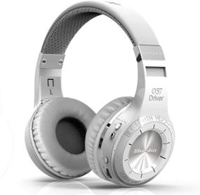 img 4 attached to 🎧 Bluedio V5.0 Wireless Bluetooth Stereo Headphones with Mic - HT Turbine White