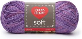 img 2 attached to ❤️ Red Heart Soft Yarn (3-Pack) - Plummy E728-9940: Luxurious, Versatile, High-Quality Yarn for All Your Crafting Projects