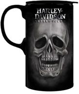 ☕ harley-davidson tall boy travel latte mug with h-d skull design - gift box included (model#: 3tbt4906) logo