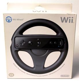 img 3 attached to Nintendo Wii Wheel - Black - Genuine & Official