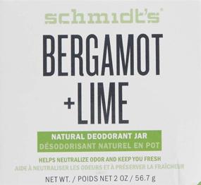 img 2 attached to 🍃 Schmidt's Bergamot Lime Deodorant Jar - 2 oz