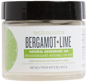 img 4 attached to 🍃 Schmidt's Bergamot Lime Deodorant Jar - 2 oz