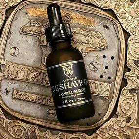 img 2 attached to Caswell-Massey Pre-Shave Oil, Almond Scent, 2.0 oz: Enhance Your Shaving Experience