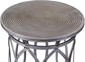 img 2 attached to 🪑 FirsTime &amp; Co. Marquise Occasional Table - 22.5&#34;H x 15&#34;W x 15&#34;D - Silver/Pewter